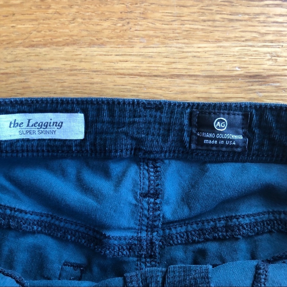 ADRIANO GOLDSCHMIED Green Corduroy Skinny Legging - Picture 6 of 8